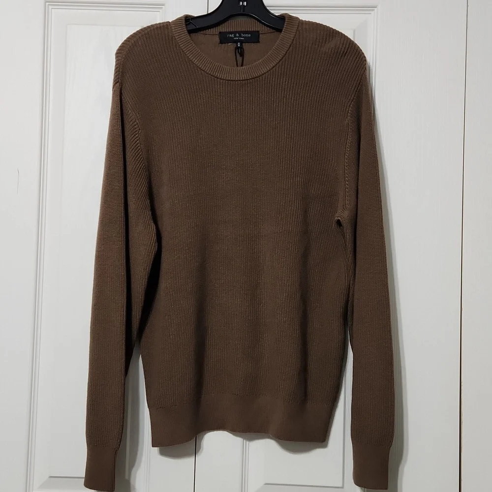 NWT Rag & Bone Curtis Cotton Crewneck Sweater. Size M - Picture 3 of 8